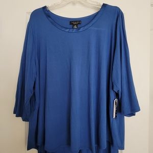 Blue blouse from Grace. Nwt